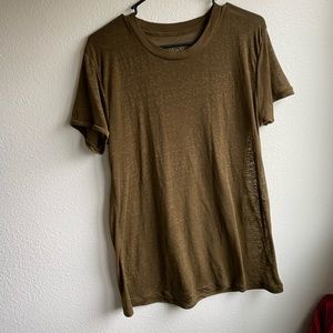 Green Urban Outfitters boyfriend tshirt
